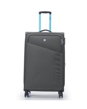 Βαλίτσα υφασμάτινη Μεγάλη DIELLE 30/70 79x48x31/34 cm Ανθρακί